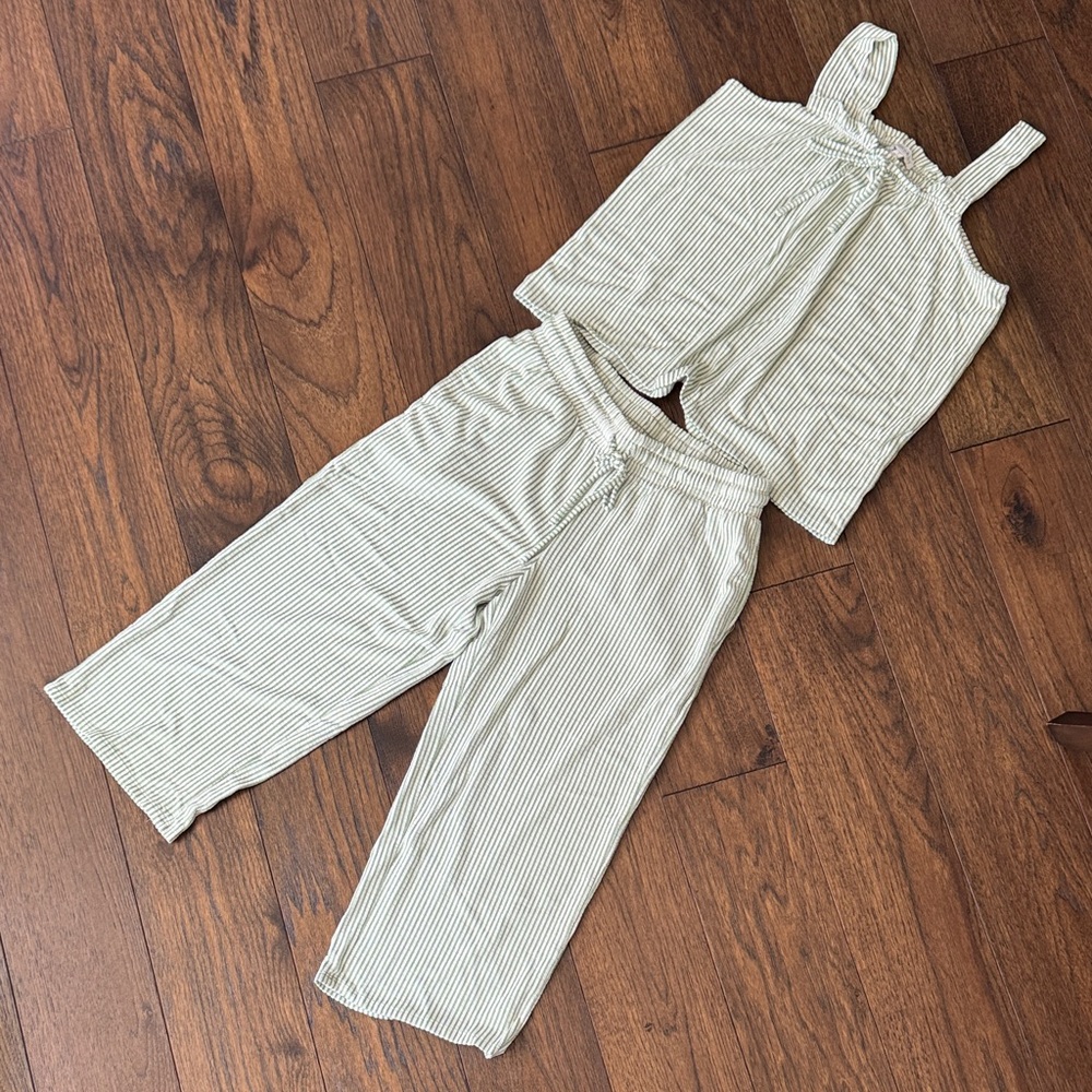 NWOT Striped Two-Piece Pajama Set